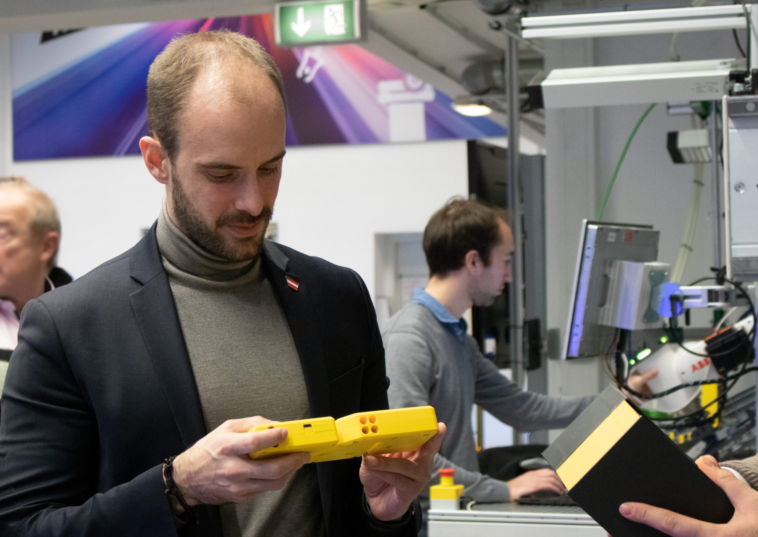 Staatssekretär Tursky besuchte FH Technikum Wien FH Technikum Wien